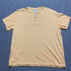 Wrangler Henley Shirt Mens XL Short Sleeve Premium Quality Lightweight Casual